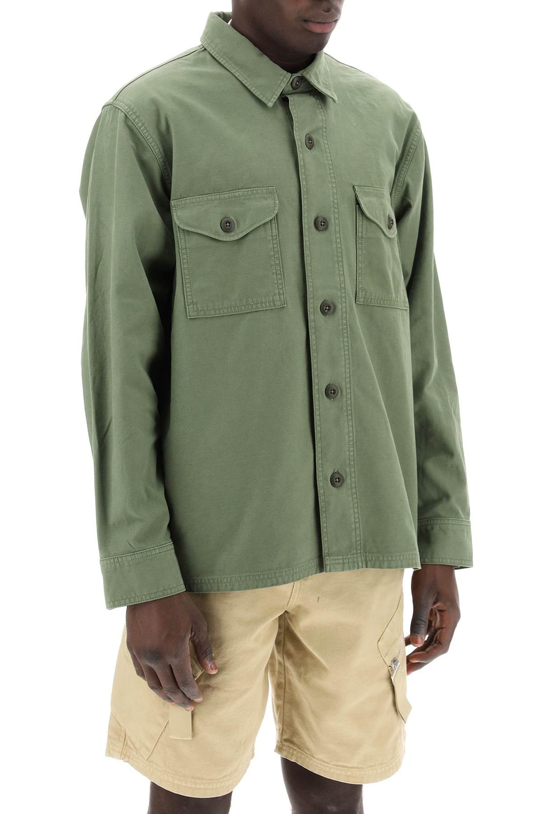 Overshirt In Cotone