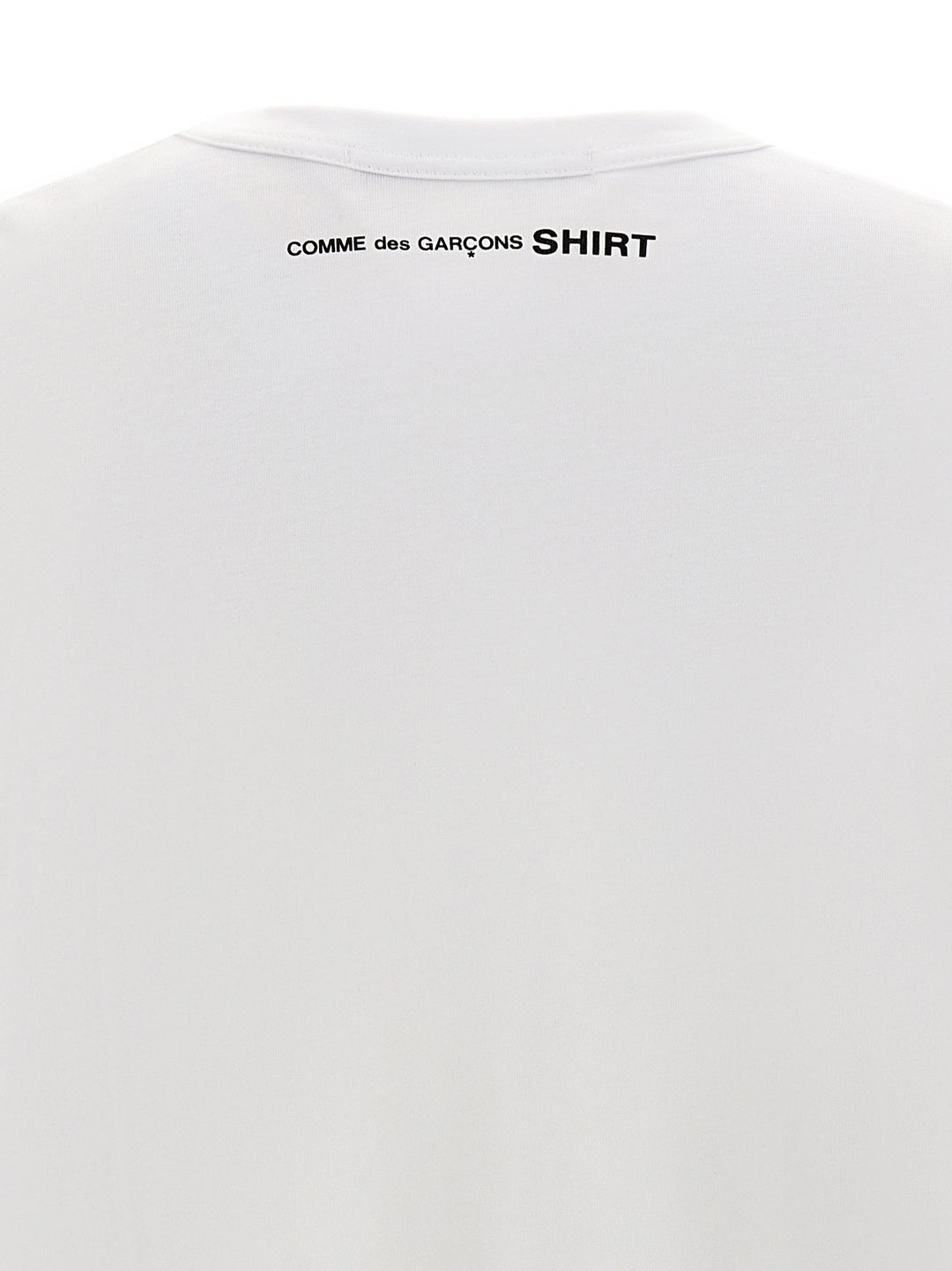 Logo Print T Shirt Bianco
