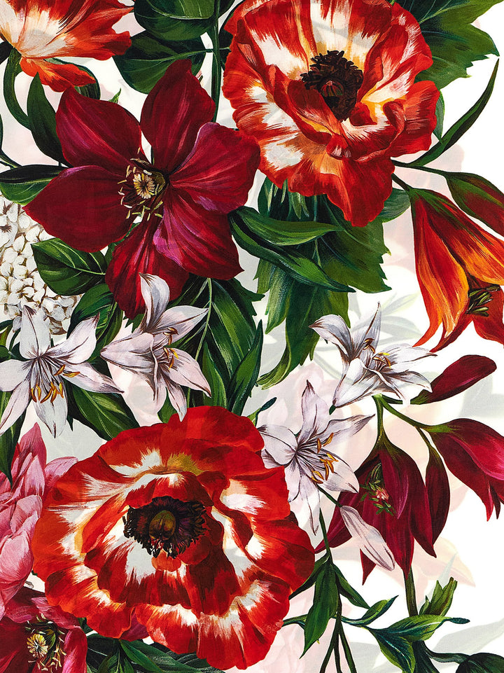 Dolce & Gabbana Floral Print Scarf Sciarpe - Multicolor | c2b0f57090b561324748c6a5cdd03dd8960bb110