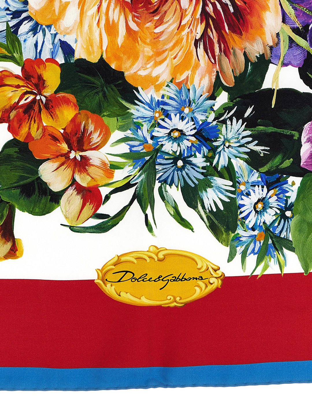 Dolce & Gabbana Floral Print Scarf Sciarpe - Multicolor | f5da5e3762b618a4f6fccac7fc692eb6ac89db0e