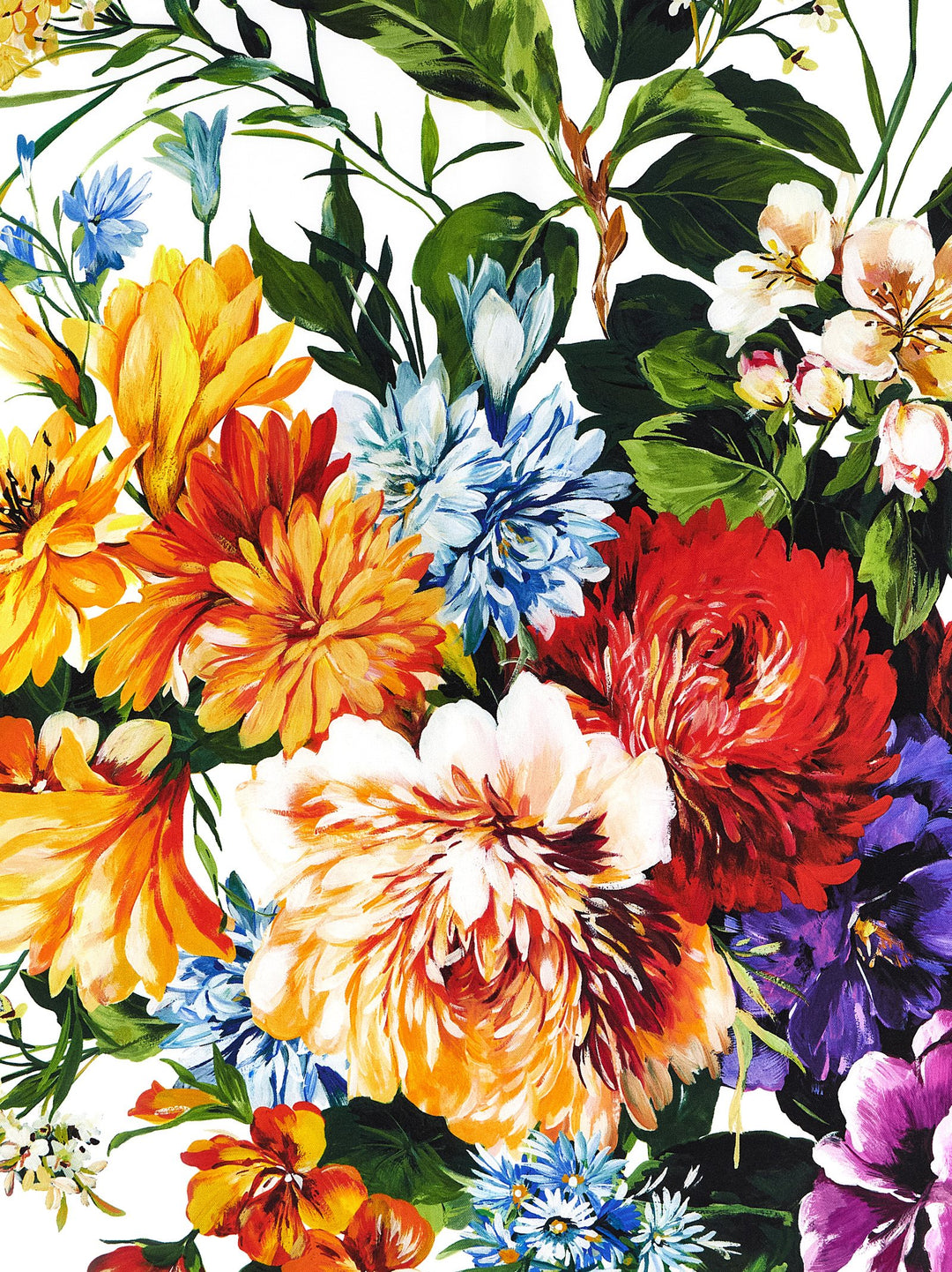 Dolce & Gabbana Floral Print Scarf Sciarpe - Multicolor | 738c67c7227a21e9aa431063ac6fbb9472a9ff5b