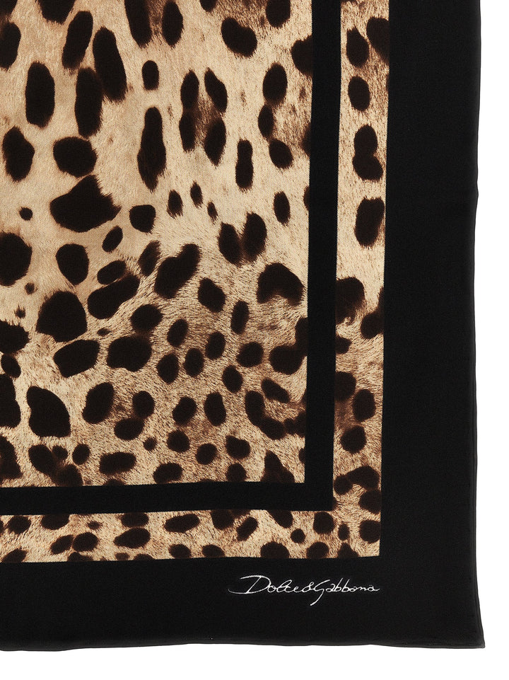 Dolce & Gabbana Leopard Sciarpe - Marrone | 3ff54452bade8f231617a00a8f9553039f00c05f