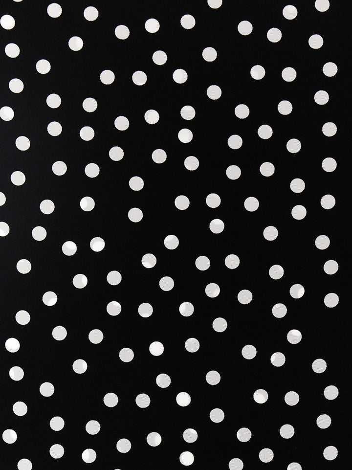 Dolce & Gabbana Polka Dot Scarf Sciarpe - Bianco/Nero | c735fa814daf8187a463f6ff9c369f83d0cf171d
