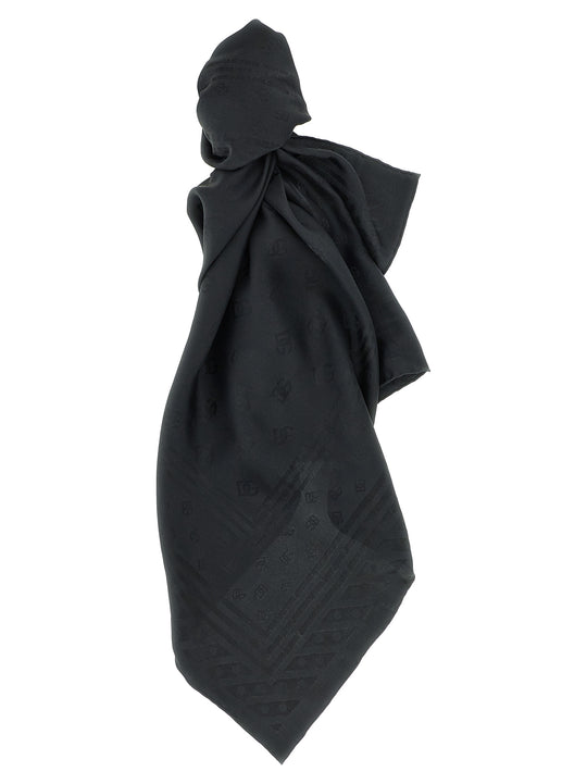 Logo Scarf Sciarpe Nero