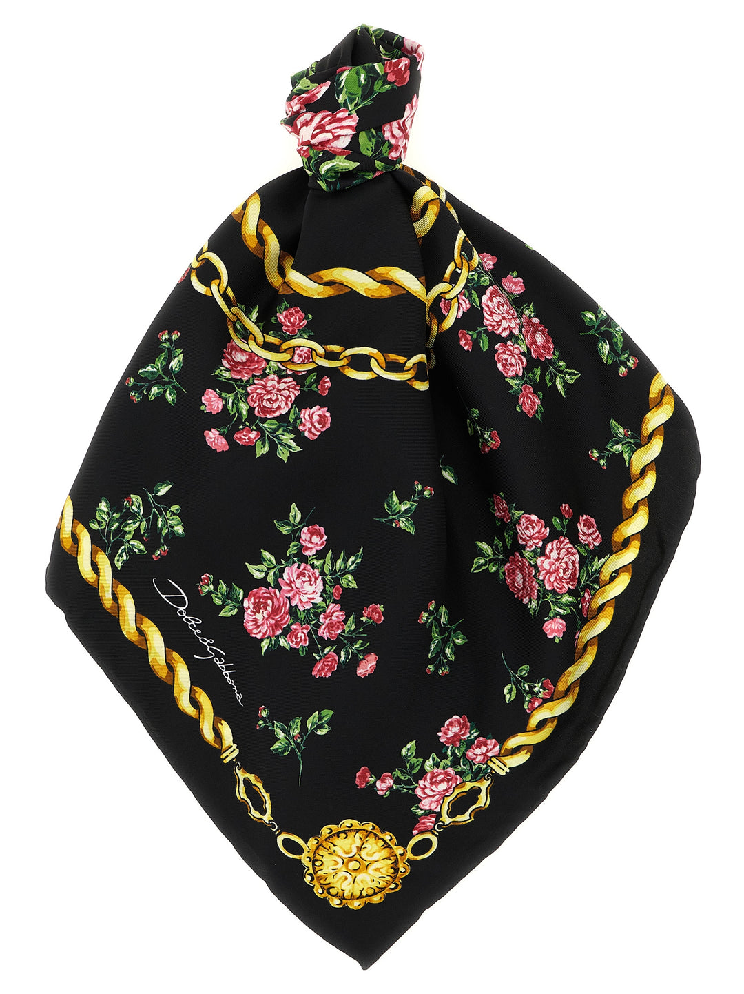 Dolce & Gabbana Mazzolini Di Rose Sciarpe - Nero | c34356d843fa1c75f190c10bc297f11fafaf2c17