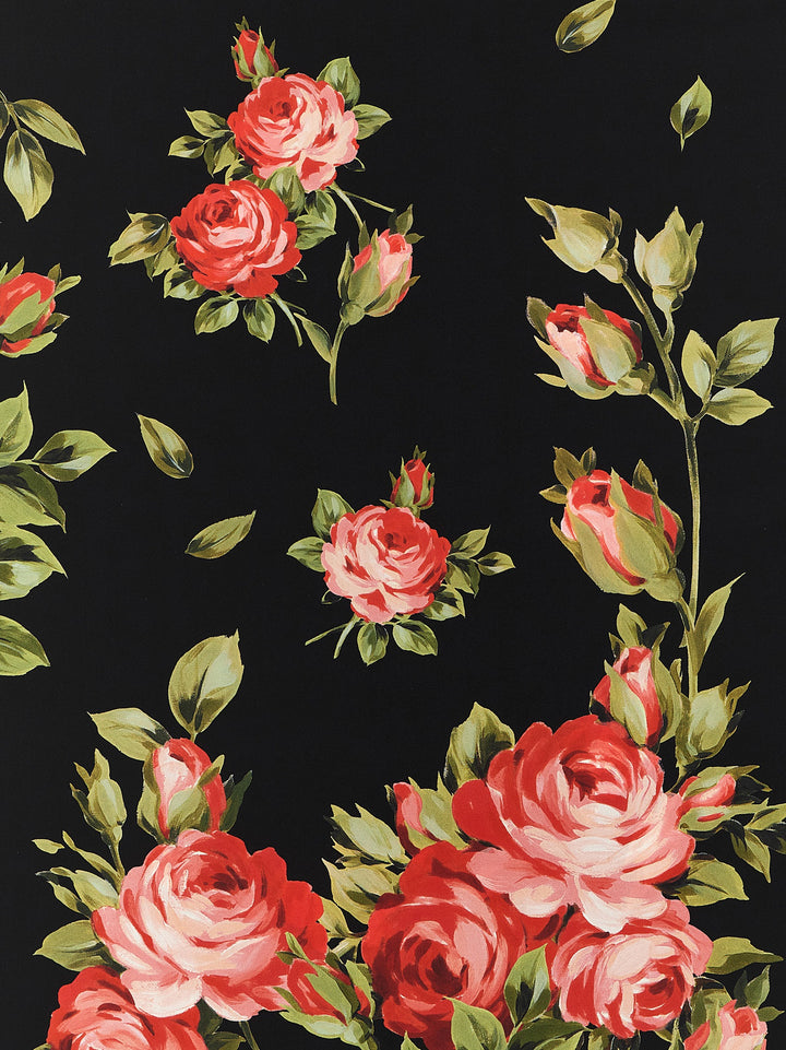 Dolce & Gabbana Bouquet Rose Sciarpe - Nero | 605d2837b60f3e2b274299d0f0a9887821c59448