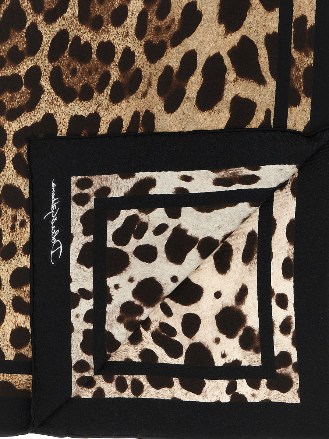 Dolce & Gabbana Leopard-Print Scarf Sciarpe - Marrone | 7858ba9ca17e4828b5b5f48d40cc97b2fa7b2ab5