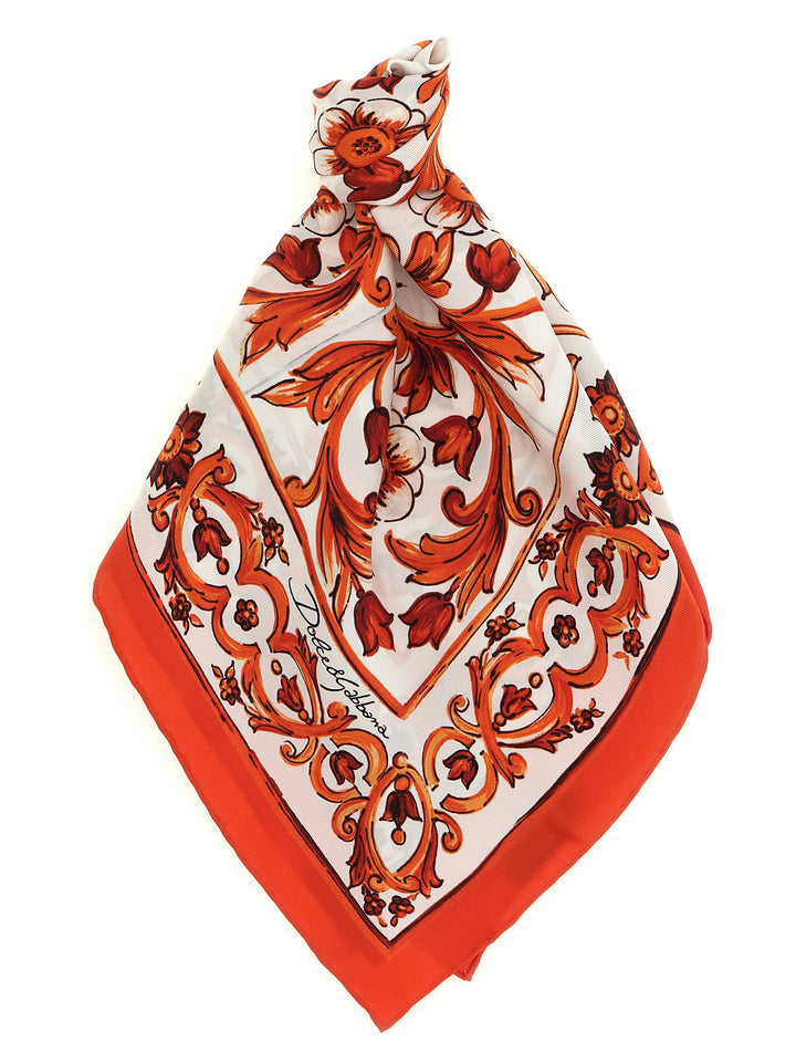 Dolce & Gabbana Maiolica Sciarpe - Arancione | bf19dfa8f313586bda90fe7fab3e36e4698b446d