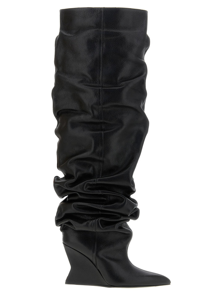 Balmain Cuissardes Leather Stivali e Stivaletti - Nero | ab92af3f2bf7abdb798b7f1ff072162127357d08