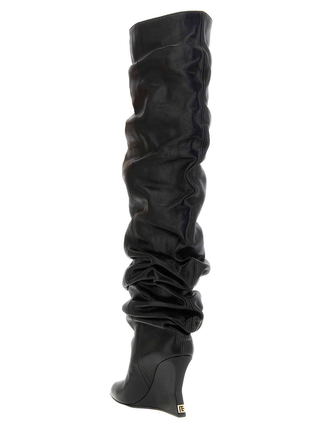 Balmain Cuissardes Leather Stivali e Stivaletti - Nero | a4dd8f81d5239c6b4d68ff710dc1ceada6418047