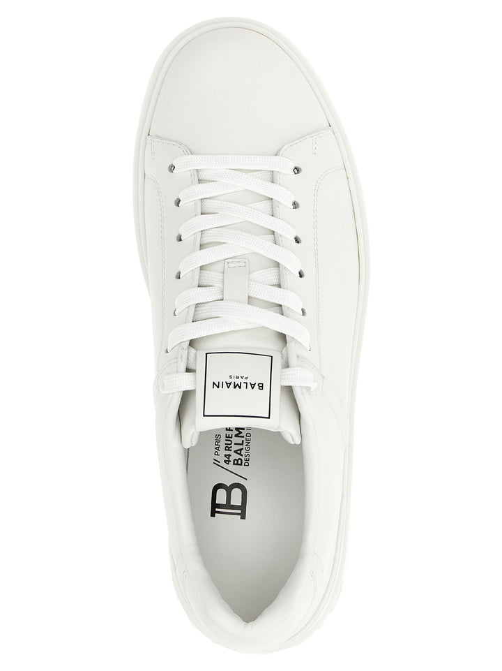 Balmain B-Court Sneakers - Bianco | 3e61429bcc8267772e2fd071da186e1731826138