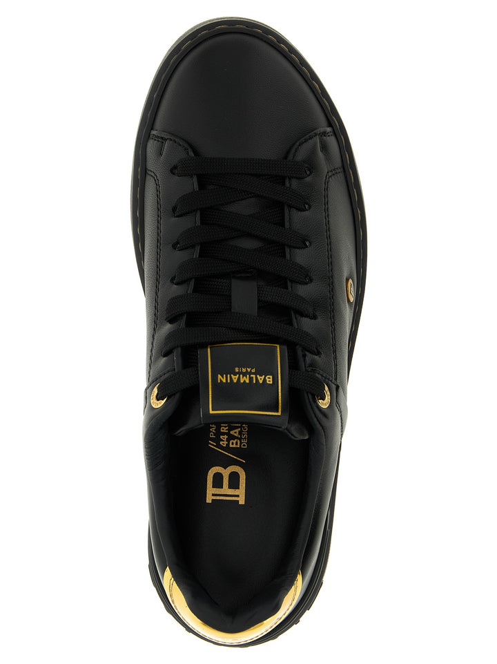 Balmain B-Court Sneakers - Nero | e16fd9c5f29745c0489a97799b58f1a87e64cdaa