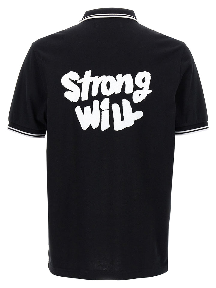 Comme Des GarçOns Shirt Comme Des Garçons Shirt X Fred Perry Polo - Bianco/Nero | 1c3d4a8362a45f21cc36fefddc07bd485772ea9c