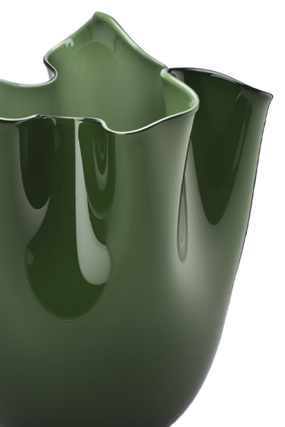 Venini Fazzoletto Vases - Verde | 4fa54096b1283fdc8ea6a734a0d1d82b7df67542