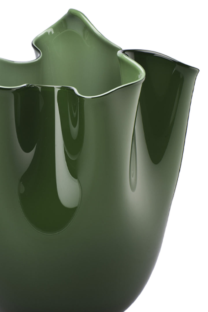 Venini Fazzoletto Vases - Verde | 4fa54096b1283fdc8ea6a734a0d1d82b7df67542