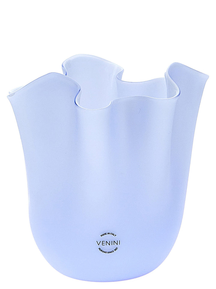 Venini Fazzoletto Vases - Celeste | b0f97712f2a21e2b7a9a7393386706b8f5bb5446