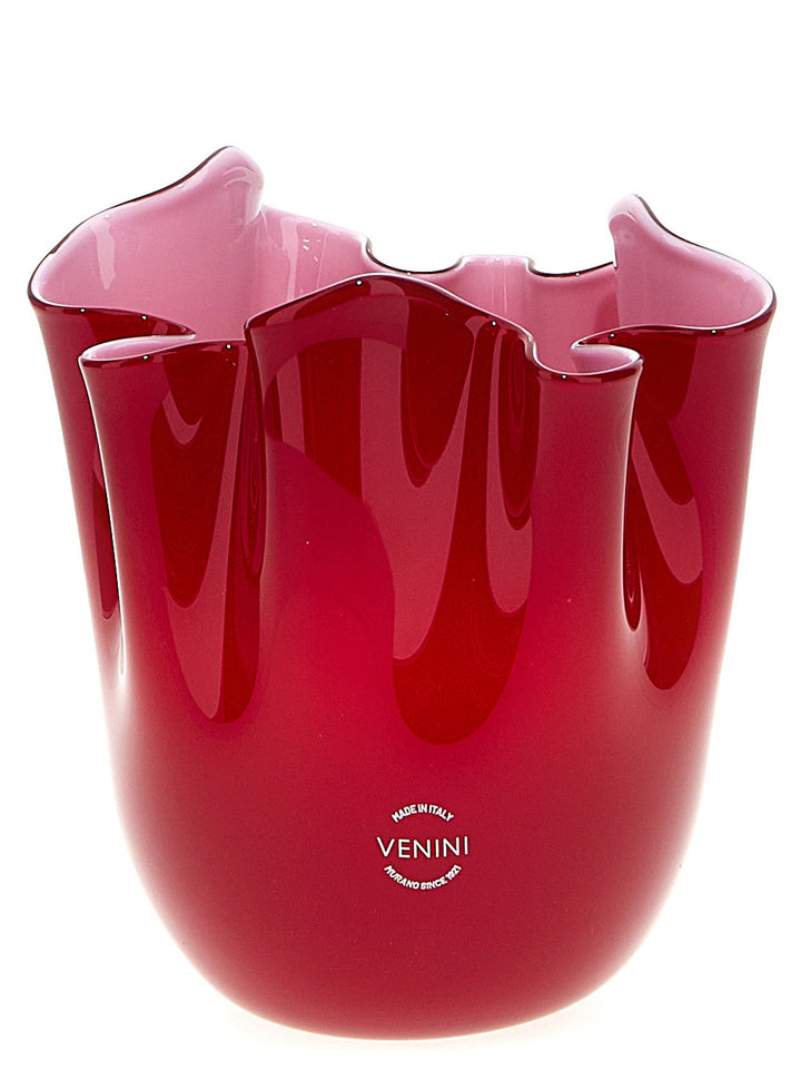 Venini Fazzoletto Vases - Rosso | 4576e3ab2989f443c33f9adf640a8b15a582bbde