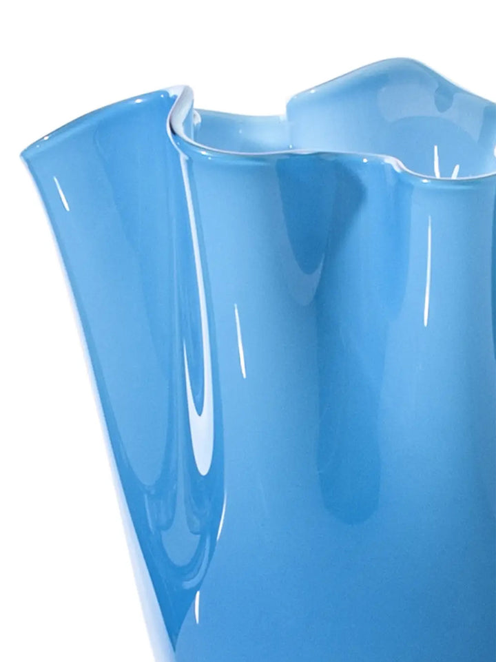 Venini Fazzoletto Vases - Blu | 04bb1f0111e4c6278fefe0026b32cddd2ae718cb