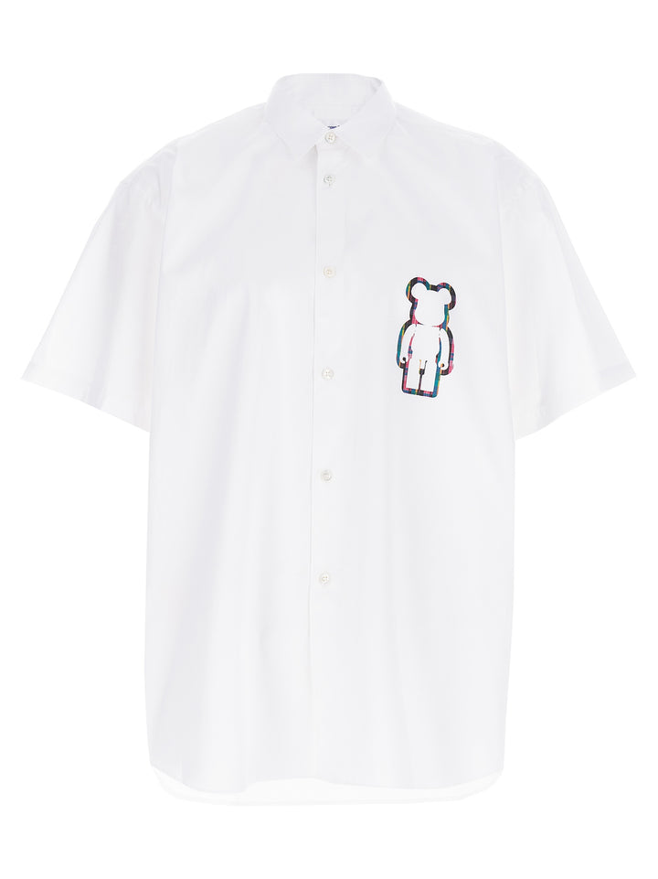 Comme Des GarçOns Shirt Camicia Comme Des Garçons Shirt X Be@Rbrick Camicie - Bianco | 9799800dba3590e54f5b3ca43d87eae4a1700be9