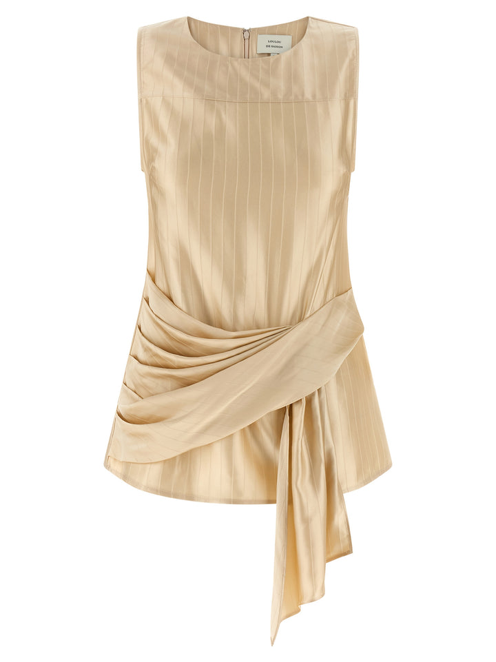 Loulou De Saison Fonda Top - Beige | 696364ac9c1e87295f098e177f94510c8d375715