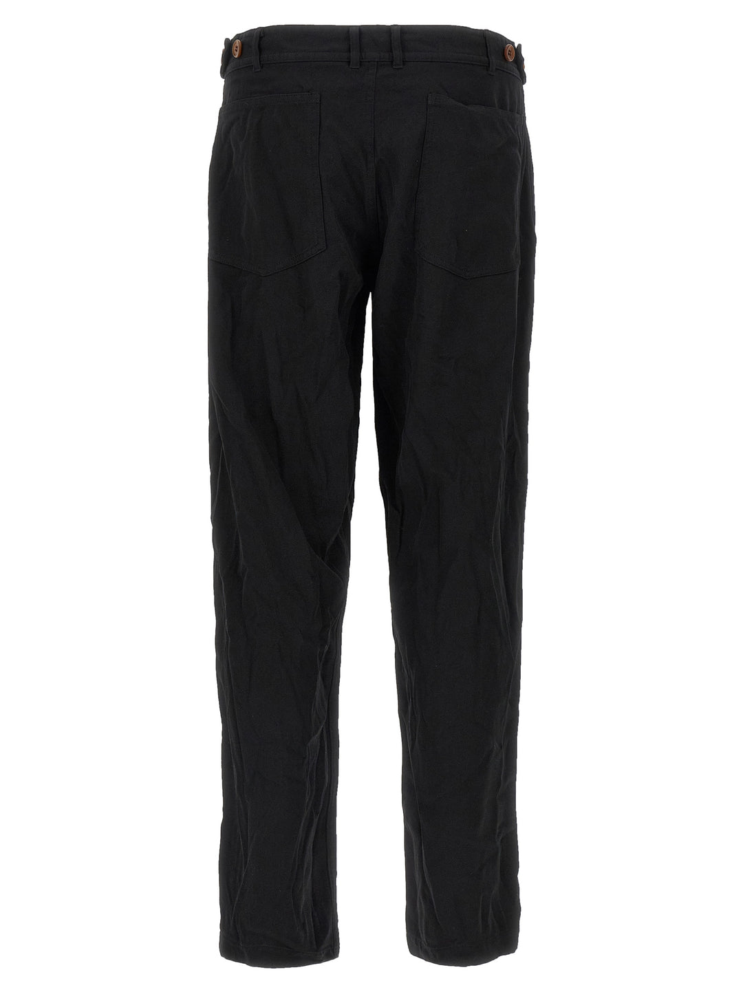 Comme Des GarçOns Shirt Crinkled Pantaloni - Nero | 50fb50d1d24f3668cb0e7b9ddf0b61b5b607dd89