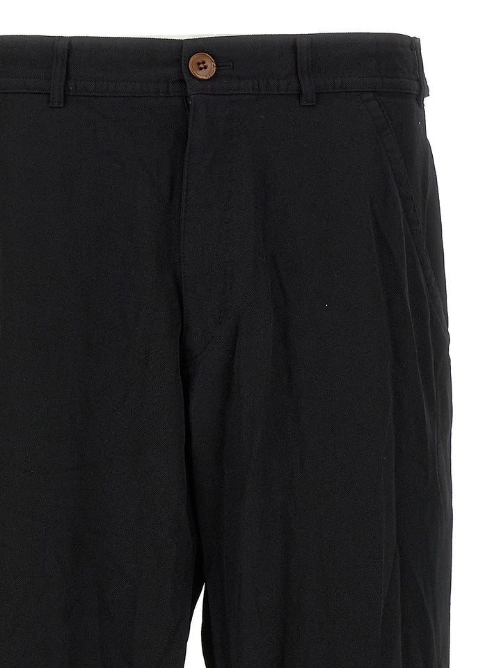 Comme Des GarçOns Shirt Crinkled Pantaloni - Nero | 486125631ace7540760e0b82ff50f53baeed315f