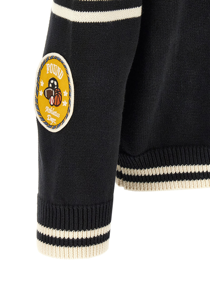 Found Fin Varsity Maglioni - Nero | a7dd46da5e5cc33084576508e35ad3b4814c7a4c