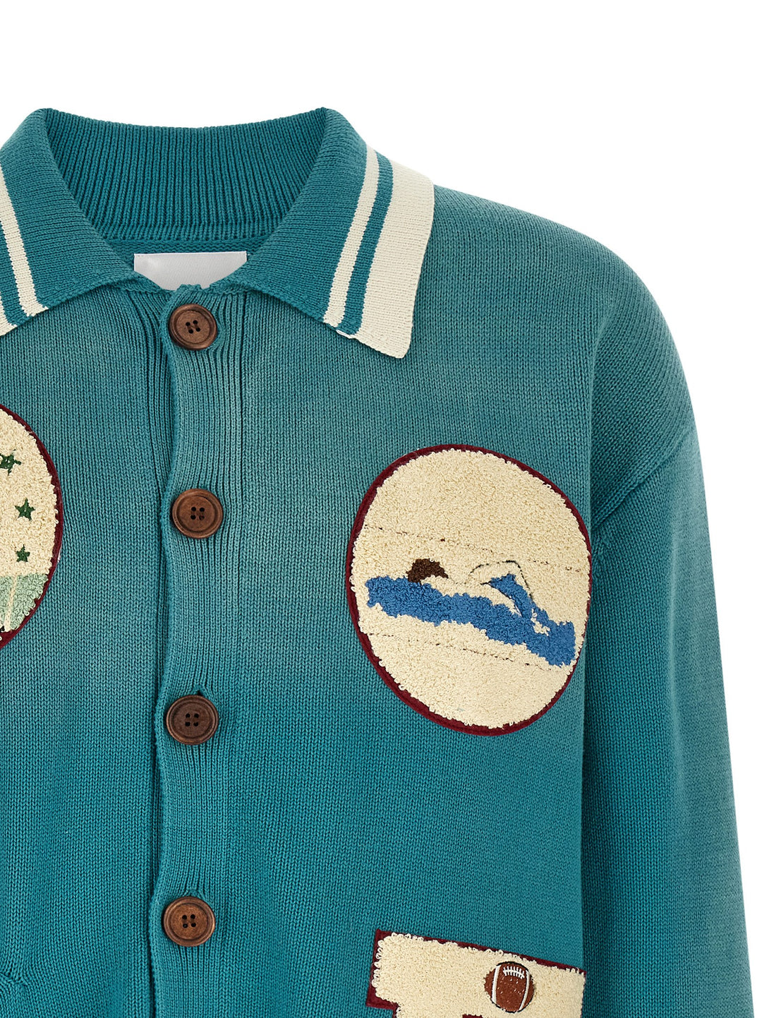 Found Fin Varsity Maglioni - Blu | dd589ecc4670dbcedf050d76ab0bacb10321de8c