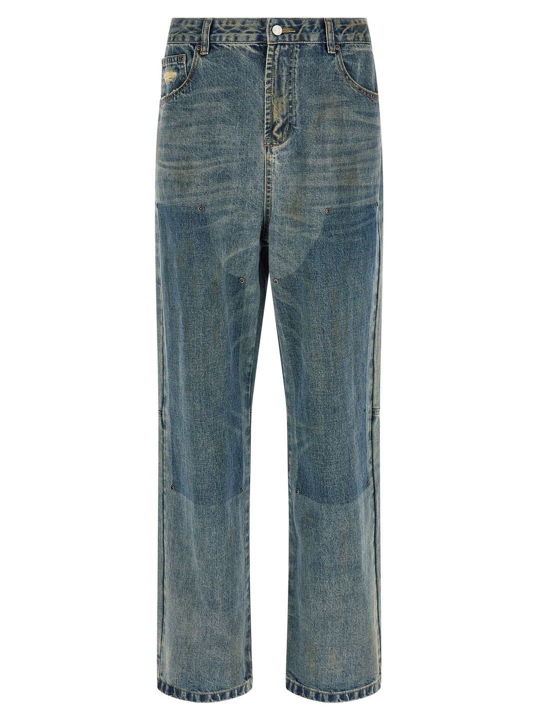 Found Double Knee Carpenter Jeans - Blu | cd9995118bd91d3cd89898ac54f842100b01473a