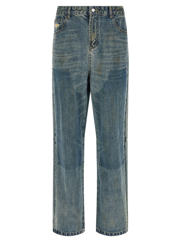 Double Knee Carpenter Jeans Blu