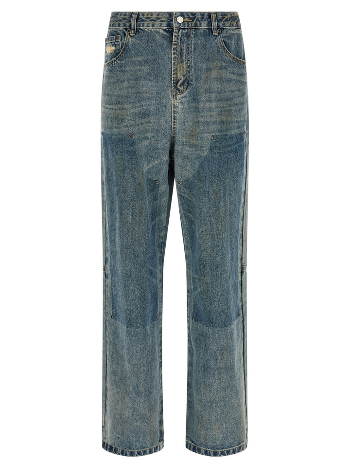 Found Double Knee Carpenter Jeans - Blu | cd9995118bd91d3cd89898ac54f842100b01473a