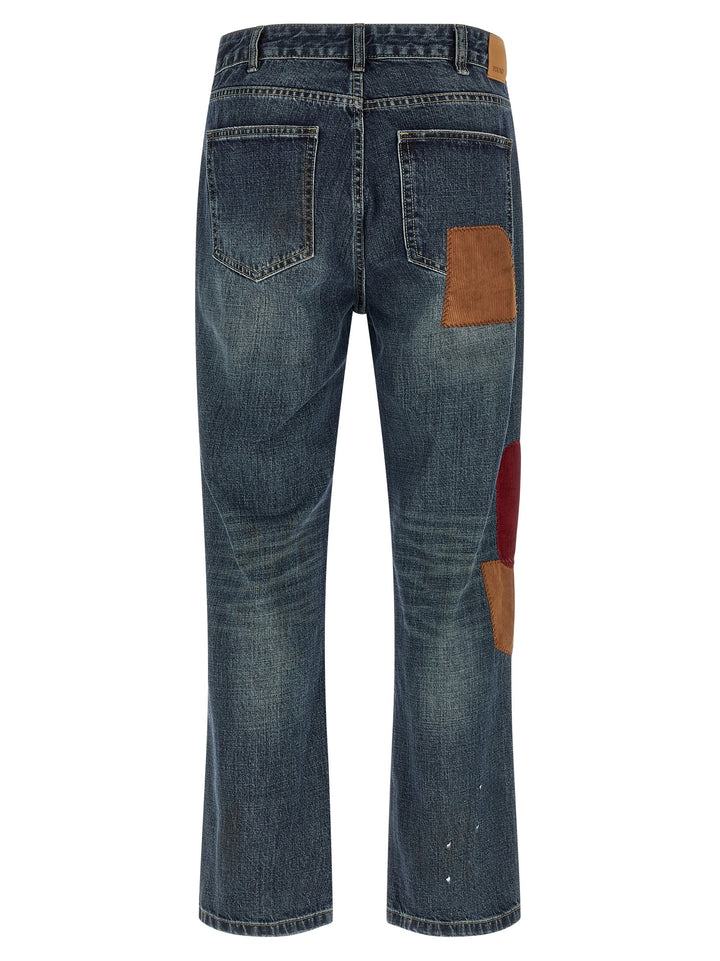 Found Patchwork Jeans - Blu | 9f264b951d10f096b4909cf06177eafa39813d24