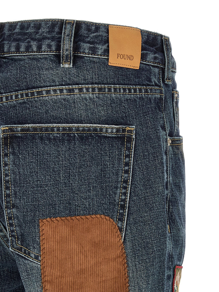 Found Patchwork Jeans - Blu | d1fd8c37fcb9748451362cb5eb3d653d3349fdb7