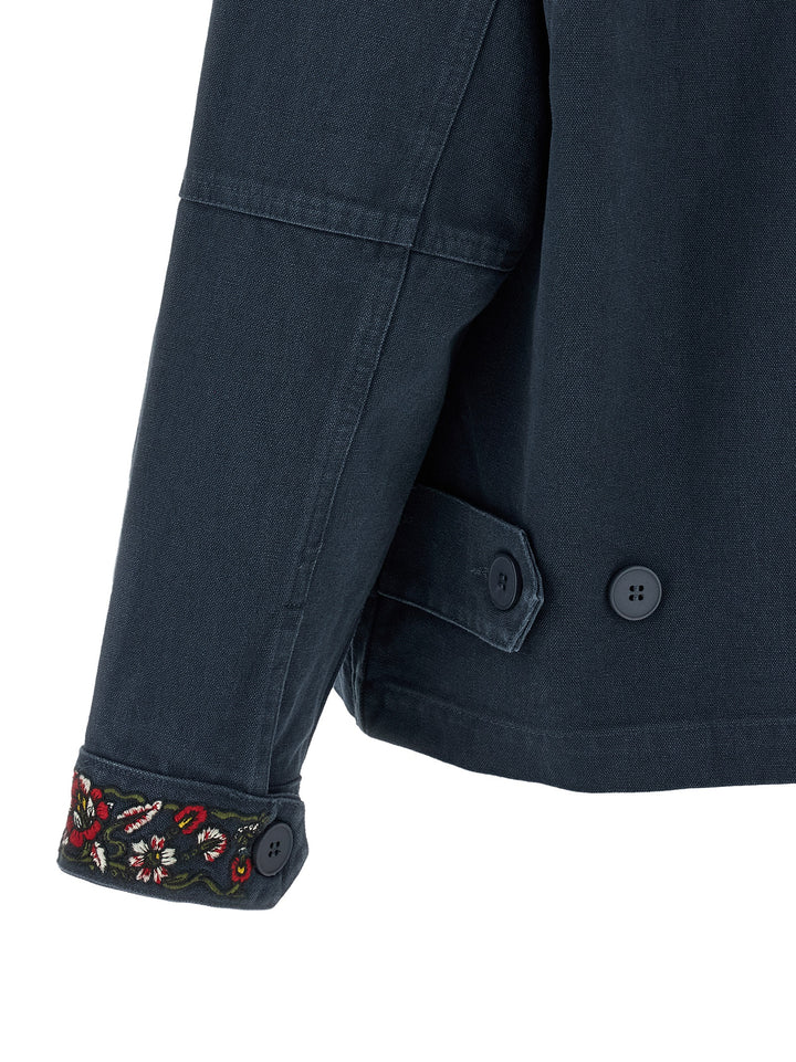Found Horse Equine Puffer Jackets - Blu | 9a627f960ec060ab105068829e3f485e1af89537