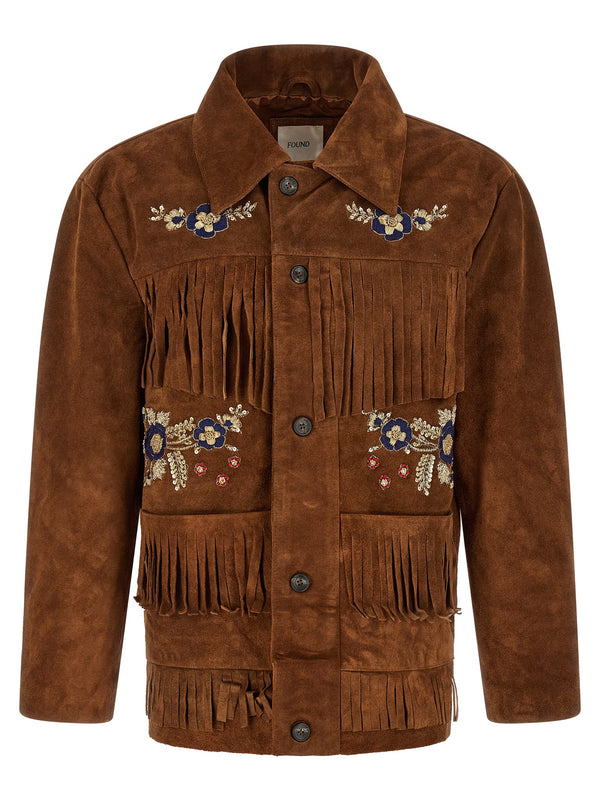 Western Puffer Jackets Marrone