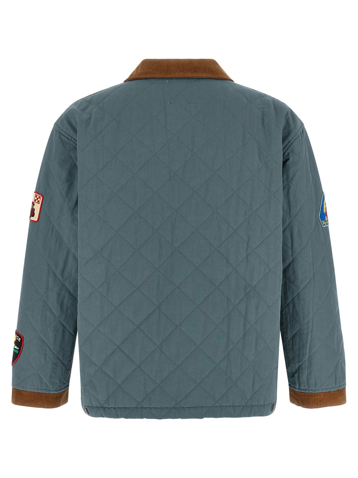 Found Farmstead Quilt Patch Puffer Jackets - Blu | addaf01096fbcf6bd7aece7c2a4deb2bb722167d