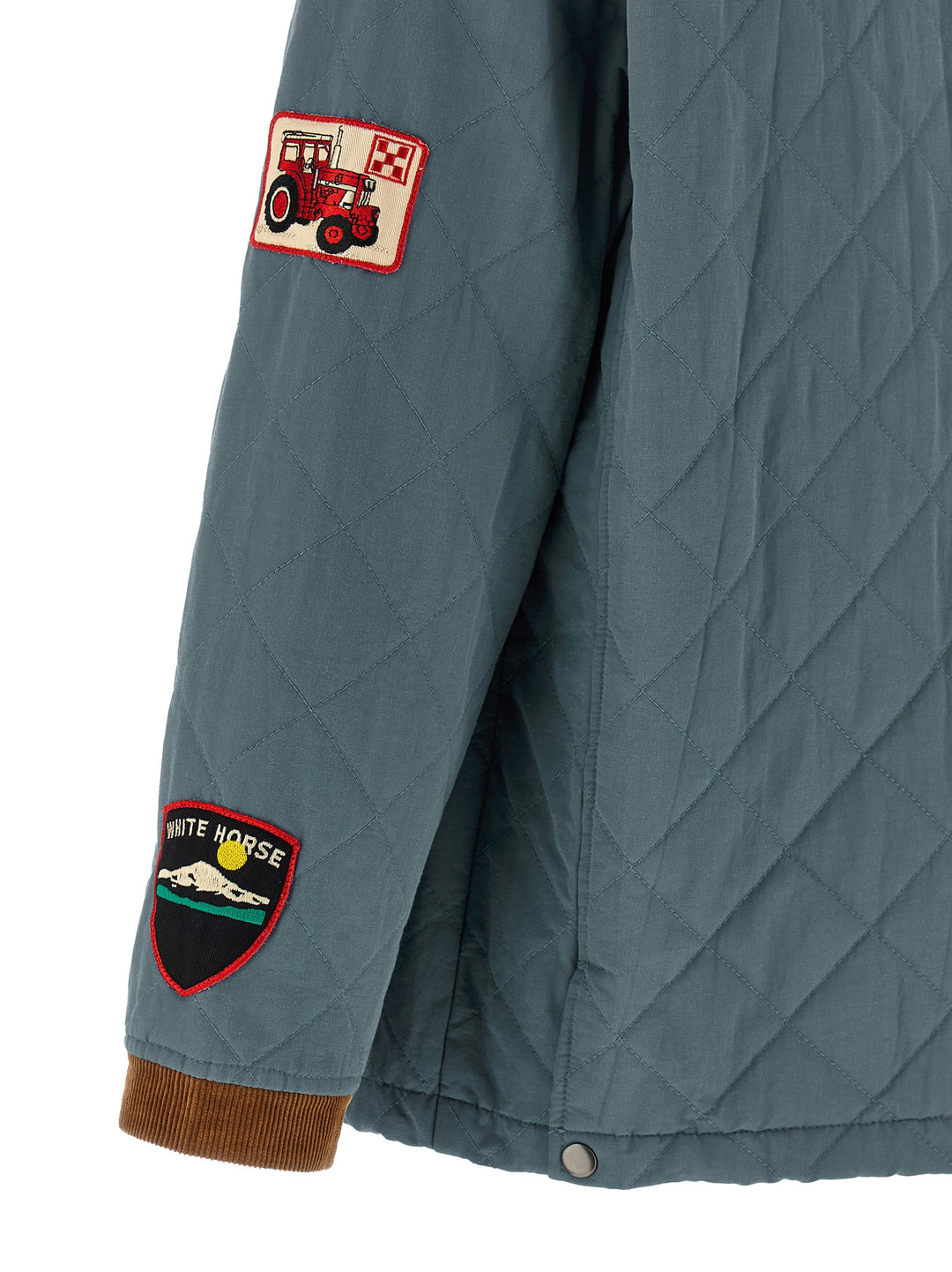 Found Farmstead Quilt Patch Puffer Jackets - Blu | ce5ce21509374a1404ca3fb67220a8a45c48aaf0