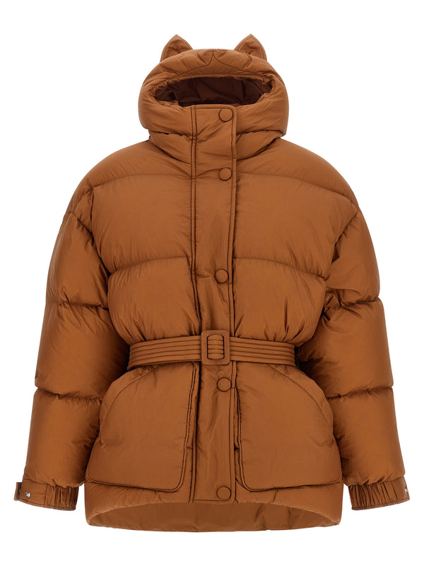 Fox Michlin Piumini Marrone