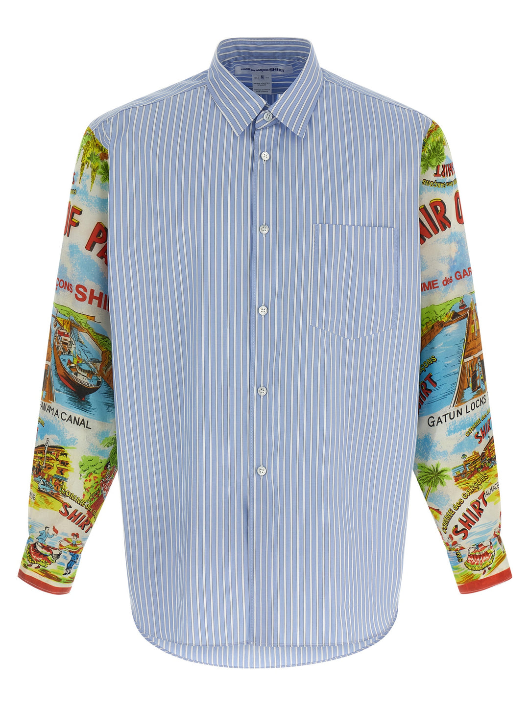 Comme Des GarçOns Shirt Patterned Sleeve Shirt Camicie - Multicolor | da8972560b988406fcde71c9ace20a5f02046b08