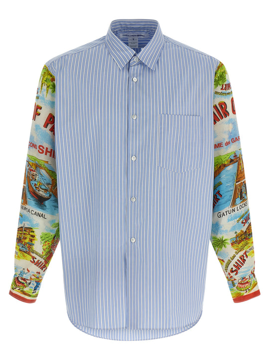 Patterned Sleeve Shirt Camicie Multicolor