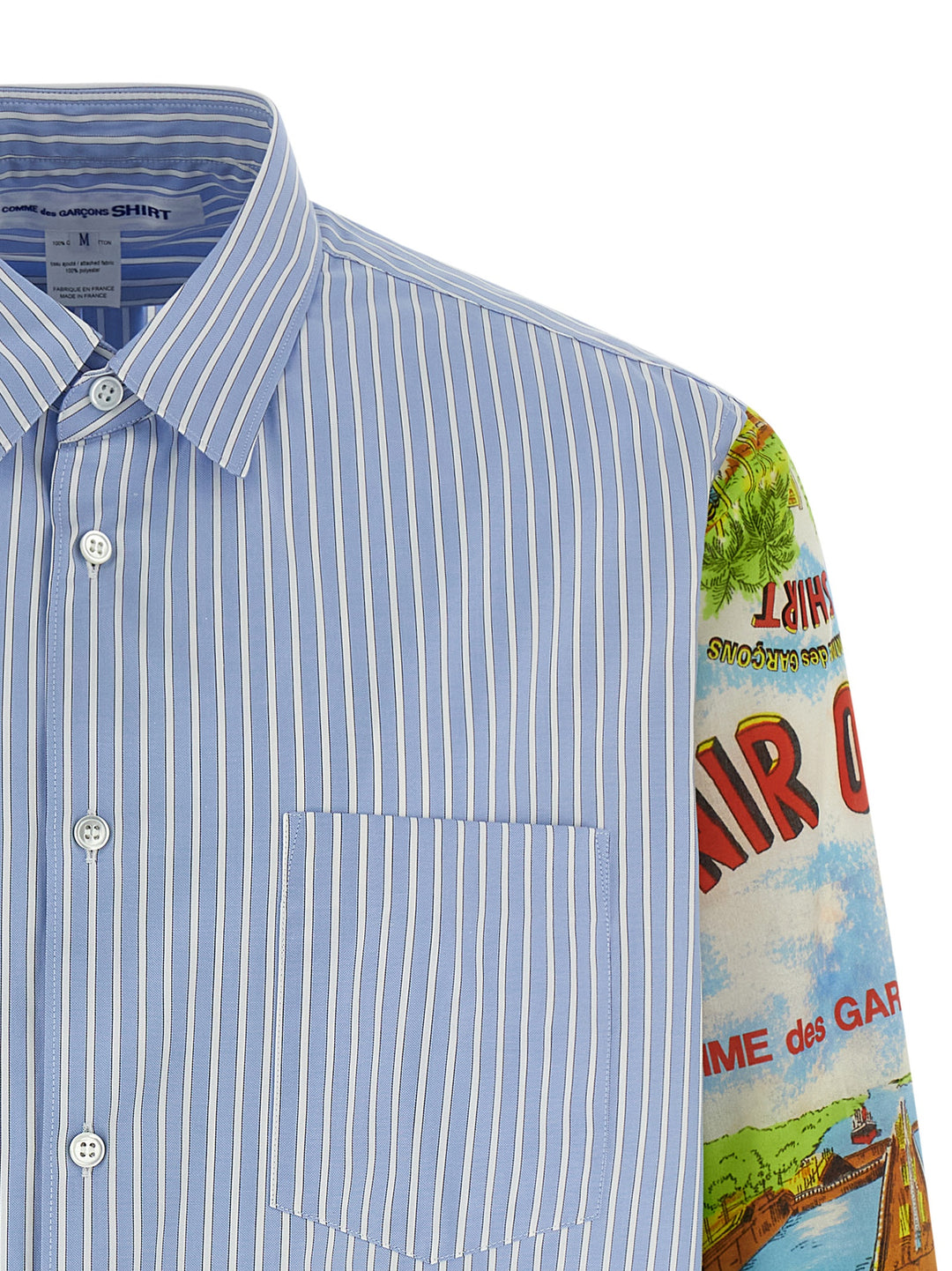 Comme Des GarçOns Shirt Patterned Sleeve Shirt Camicie - Multicolor | b4b62c4b944b887c57b133af601074ff315fce56