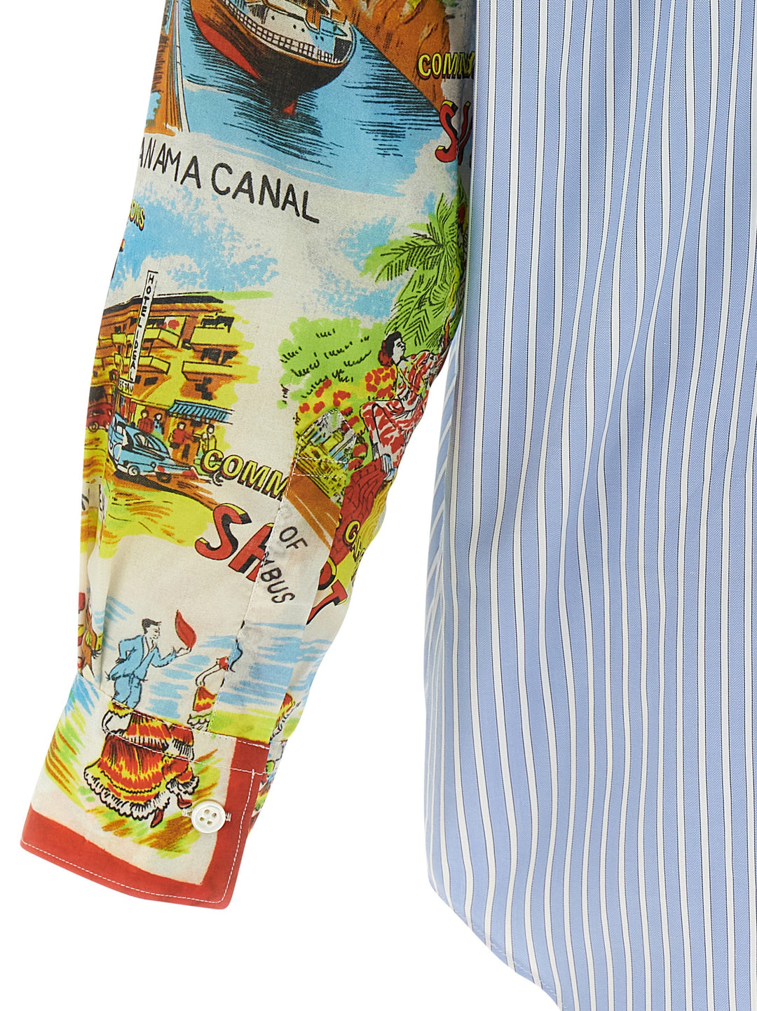 Comme Des GarçOns Shirt Patterned Sleeve Shirt Camicie - Multicolor | addde53e66ff1bc5028fbcf22d46ea3d7335ac09