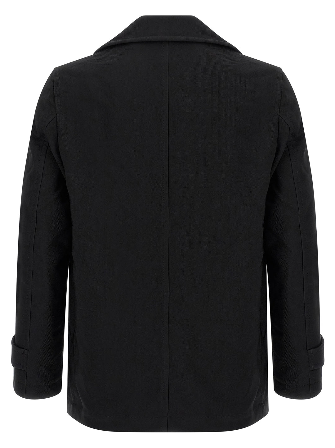 Comme Des GarçOns Shirt Double-Breasted Caban Trench e Impermeabili - Nero | a8b9514c4889814bb3bf0bb9e2f39b9080ca32d0