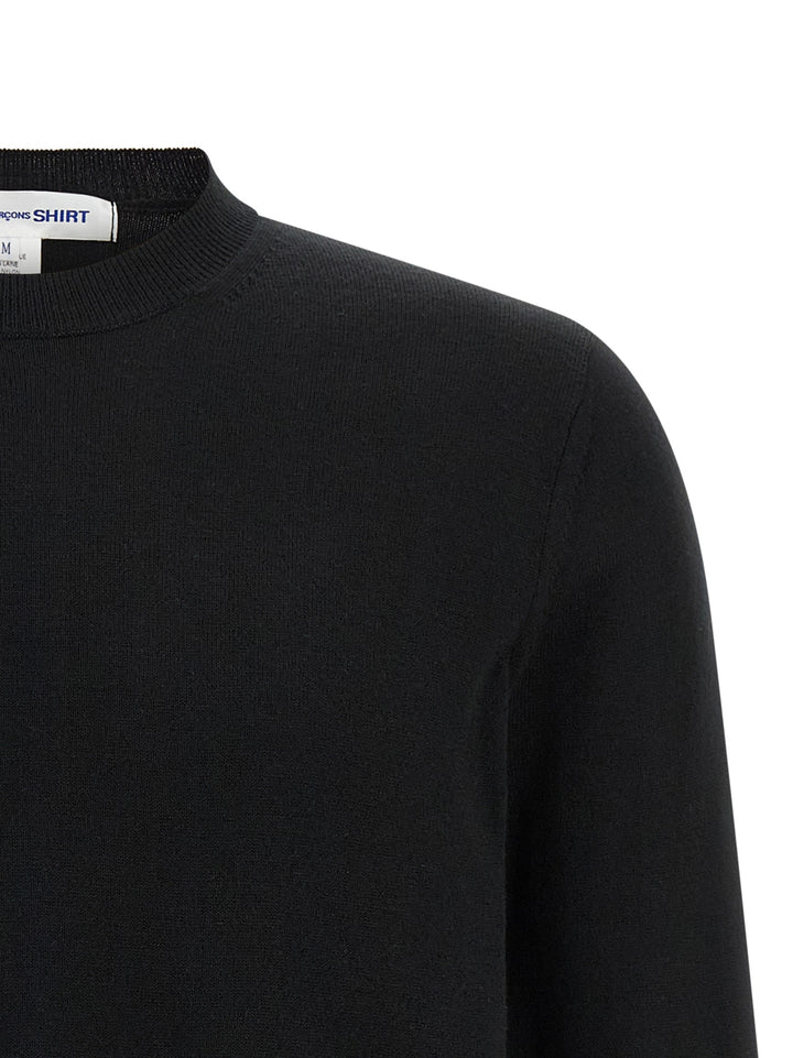 Comme Des GarçOns Shirt Intarsia Sweater Maglioni - Nero | 5e2d497627cc986f866347d86b3865e80f472f38