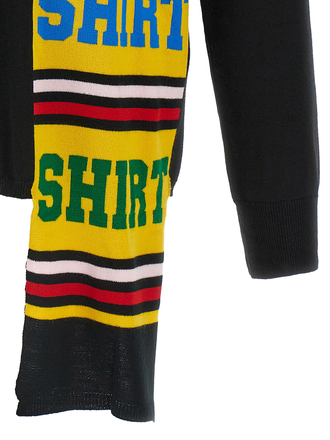 Comme Des GarçOns Shirt Intarsia Sweater Maglioni - Nero | 786d713bb870bcfb4bf059eb45983a8b69c1747f