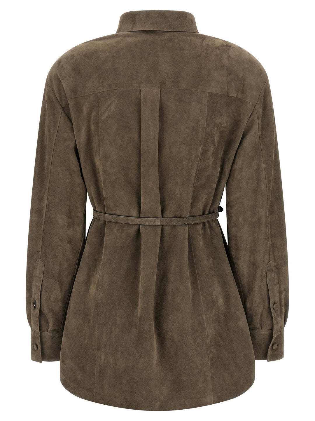 Fendi Suede Shirt Camicie - Grigio | a831718f9631b3ec1983d85230e61d6b7ae3aa1c