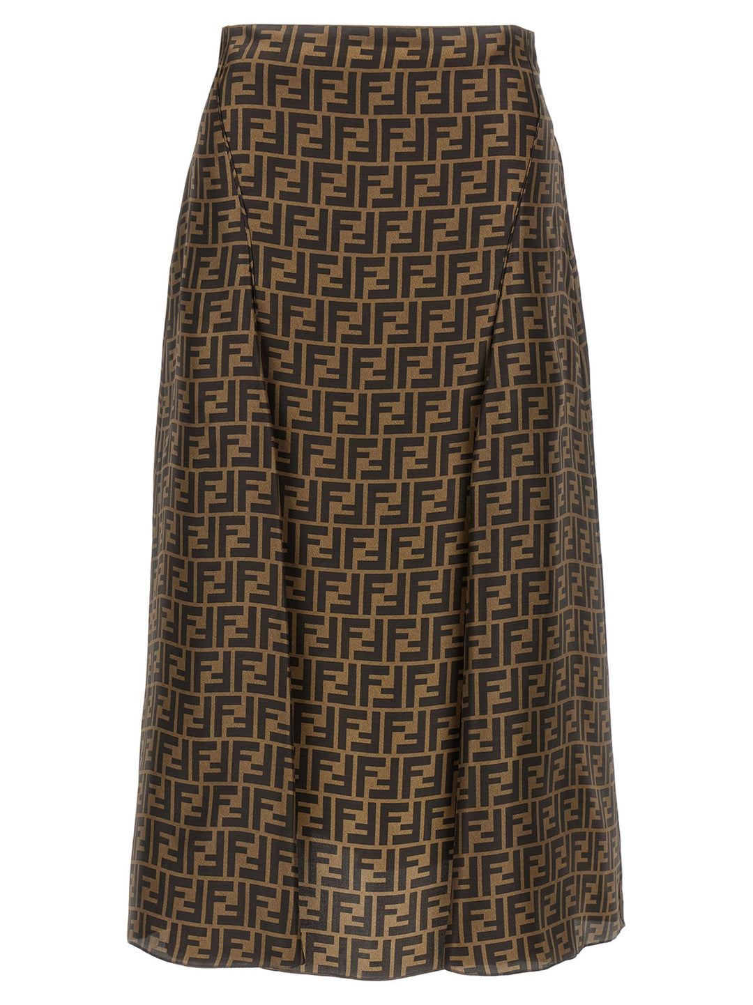 Fendi Ff Skirt Gonne - Marrone | eab94fe832ba077792abd2779d3c22892e243113