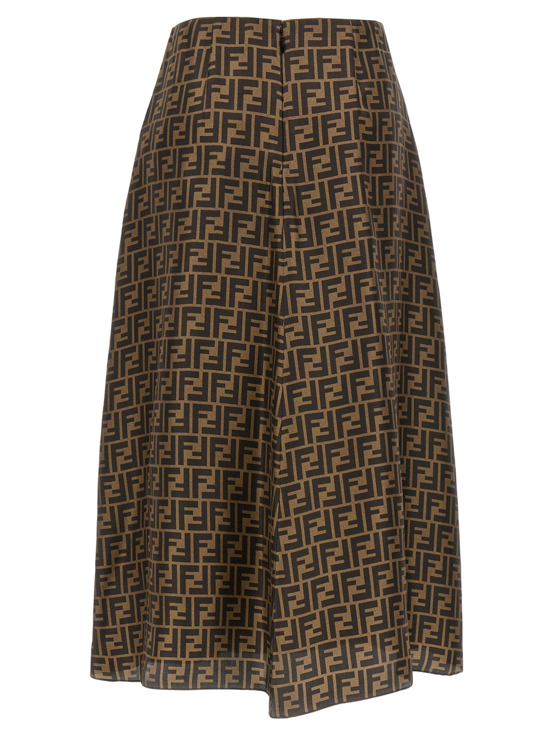 Fendi Ff Skirt Gonne - Marrone | 552710270ee72b009c83ee68b880350e0ae2c462