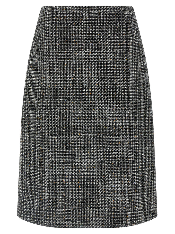 Fendi Tweed Skirt Gonne - Grigio | 96157498ba29481f769626b48f149f1c559c92be