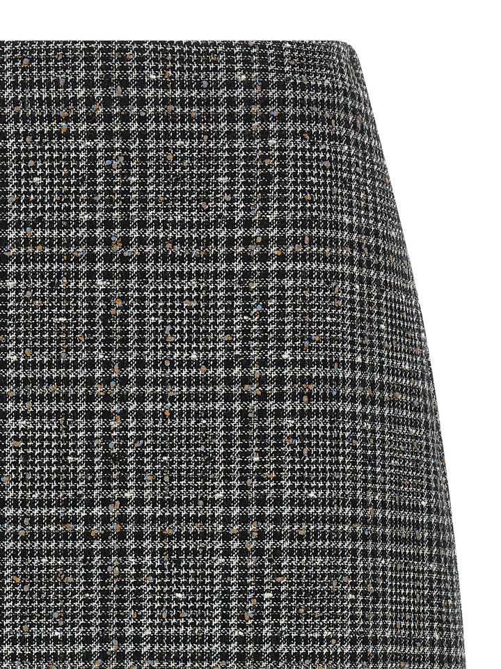 Fendi Tweed Skirt Gonne - Grigio | 78fc37552f2c758cf5f3bae227766df61cd12b18
